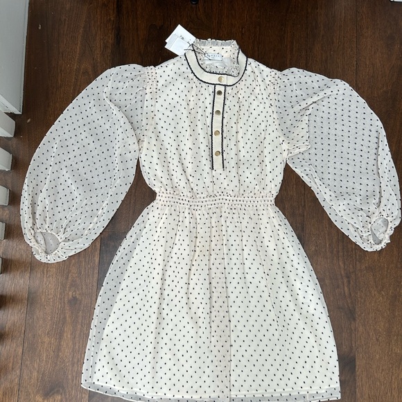 Sandro polka dot dress. Size 0 - Picture 3 of 12